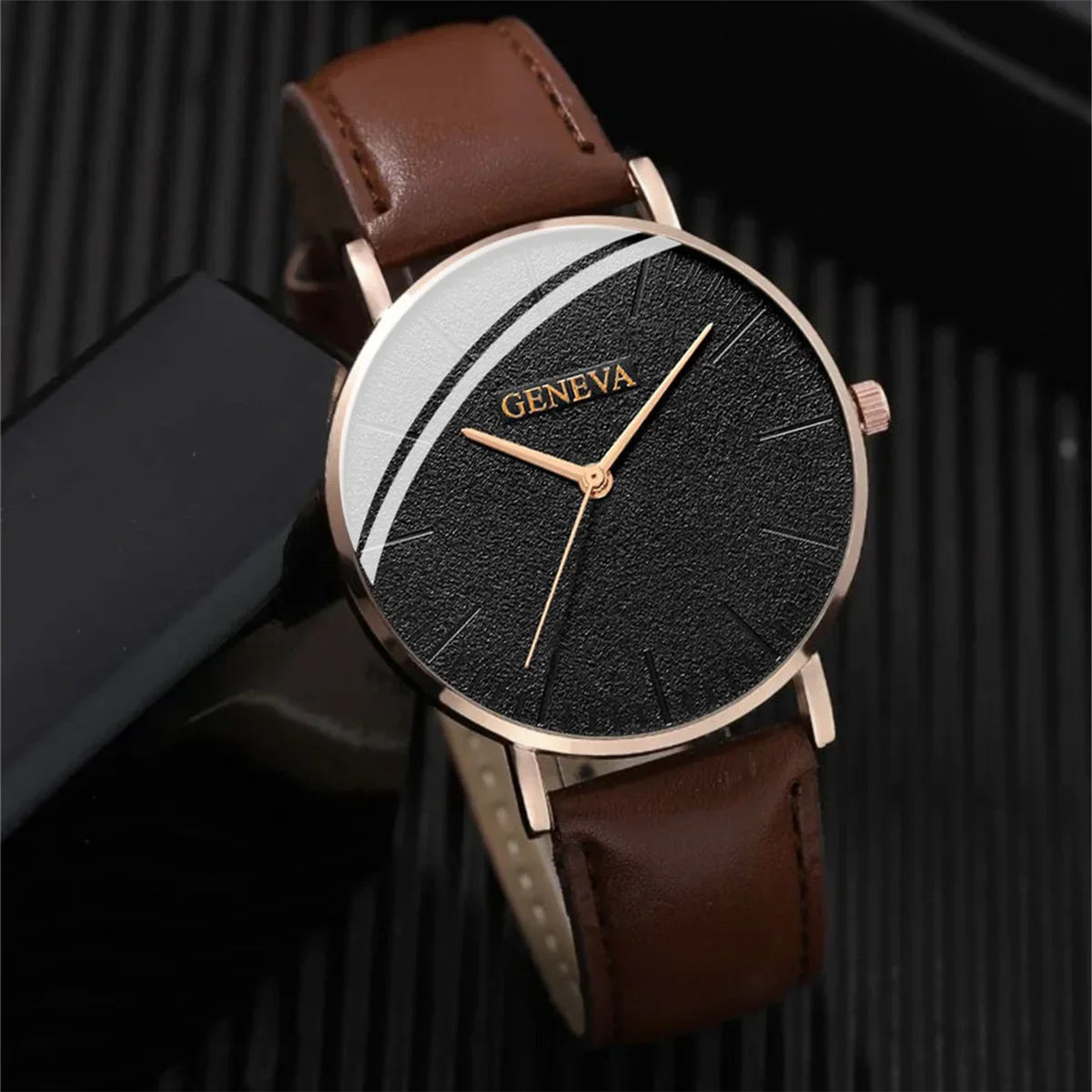 New Men Watch Luxury Bracelet Set