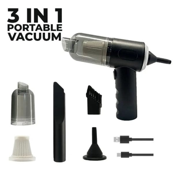 3-in-1 Vacuum Cleaner With Led Light