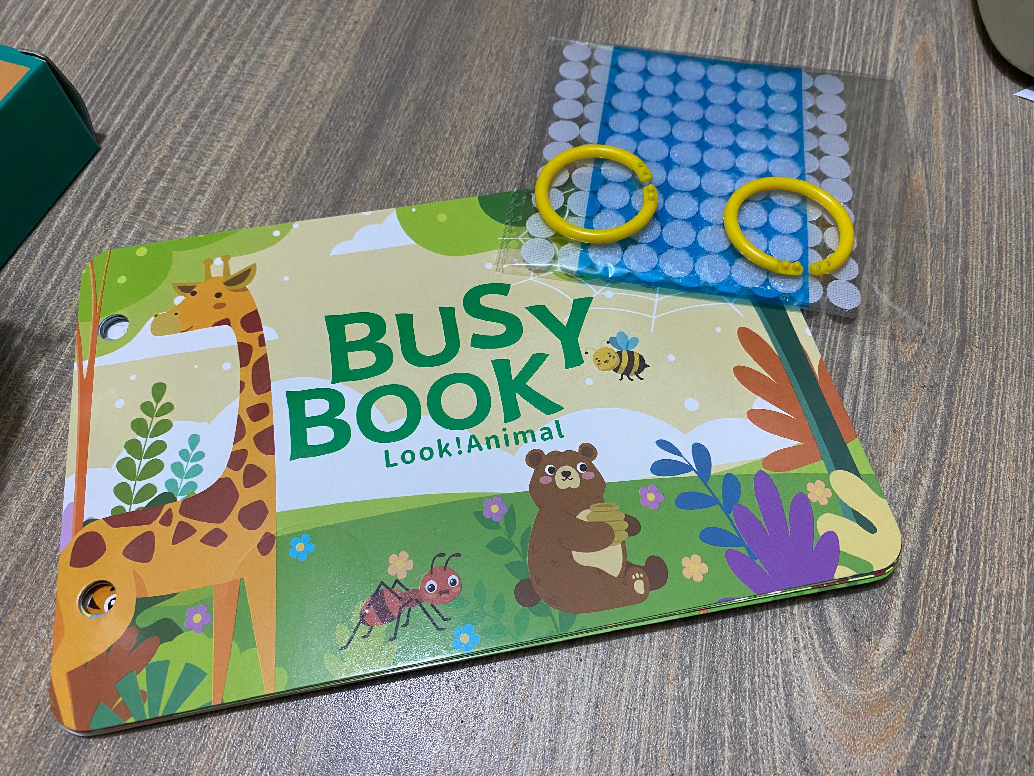 Reusable Montessori Kids Busy Book