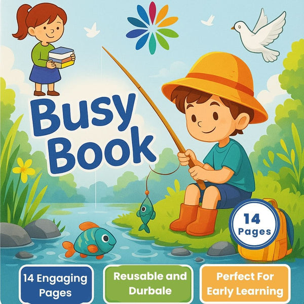 Reusable Montessori Kids Busy Book
