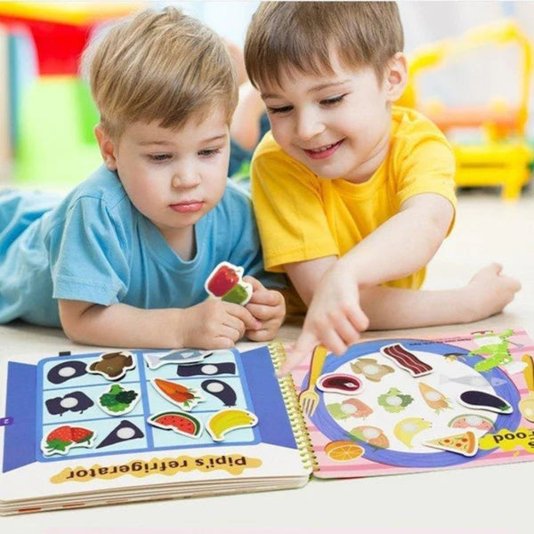 Reusable Montessori Kids Busy Book